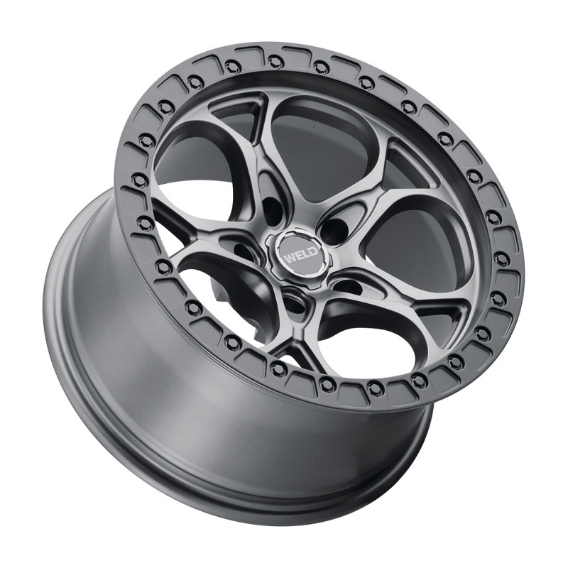 Weld Off-Road W107 17x9L Ledged Aluminum Wheel with Satin Black Finish - Part W10779075450