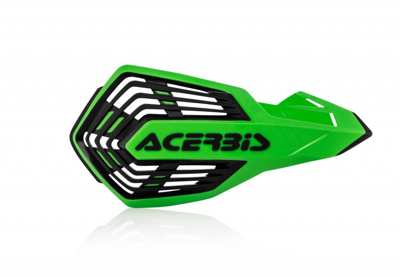 Acerbis X-Force Handguards for Motorcycle - Green/Black, Fits Dirt Bikes and ATVs