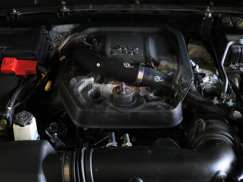 aFe Power BladeRunner 2-1/2 Inch Aluminum Hot Charge Pipe for Jeep Wrangler JL 2024-2025 2.0L Turbo - Black