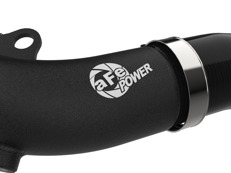 aFe Power BladeRunner 2-1/2 Inch Aluminum Hot Charge Pipe for Jeep Wrangler JL 2024-2025 2.0L Turbo - Black