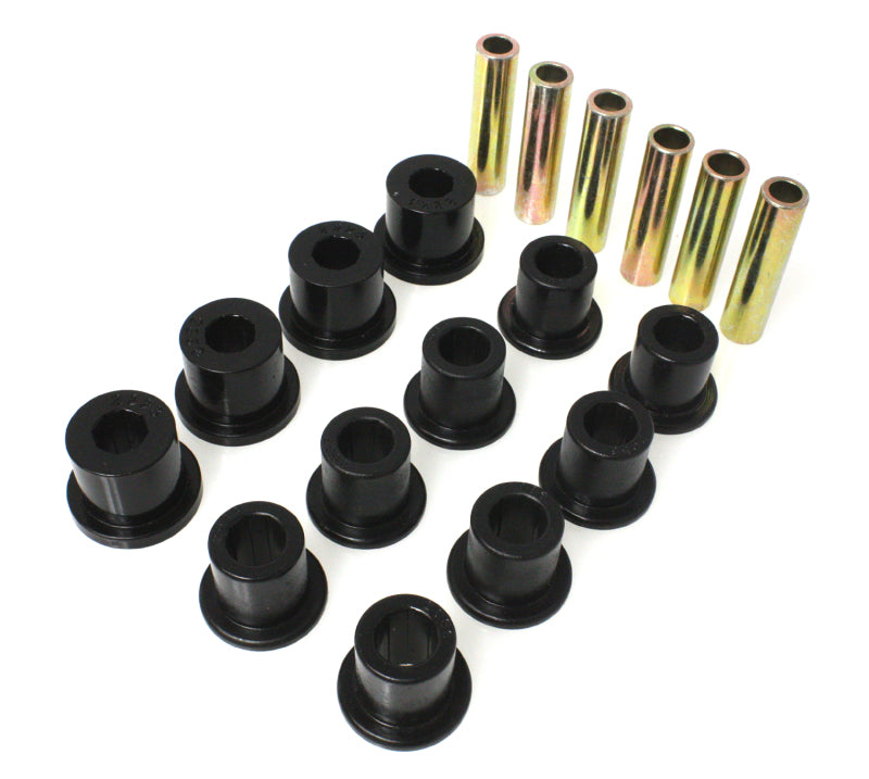 Energy Suspension 2.2107G Front and Rear Spring and Shackle Bushing Set for 1988-1996 Jeep Wrangler