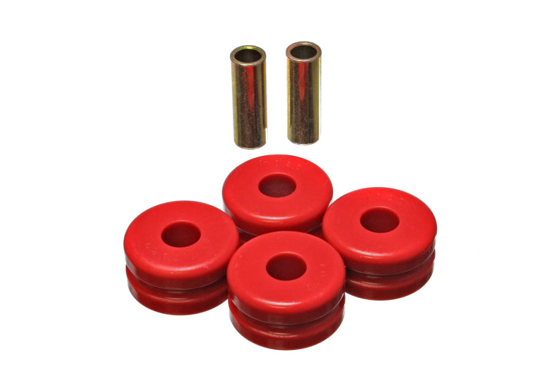 Energy Suspension Hyper-Flex Front Strut Rod Bushing Set for Nissan 280ZX, 240Z, 260Z, 280Z, 510, 610, and 810 - Red