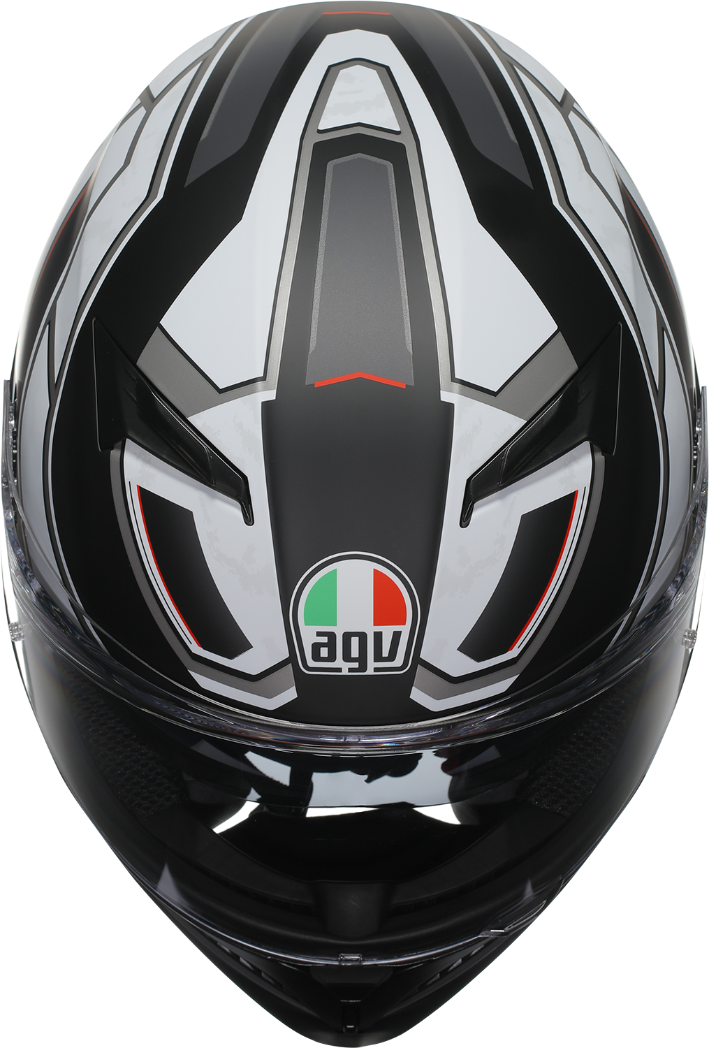 AGV K3 Helmet Rivia Matte Black/White 2XL – Motorcycle Helmet with Pinlock® and Ventilation for Sport and Touring Vehicles