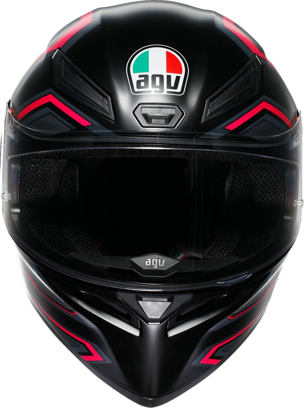 AGV K1 S Helmet - Sling Matte Black/Pink, 2XL, Compatible with Honda CBR600RR, Yamaha YZF-R3, Kawasaki Ninja 400, Suzuki GSX-R600