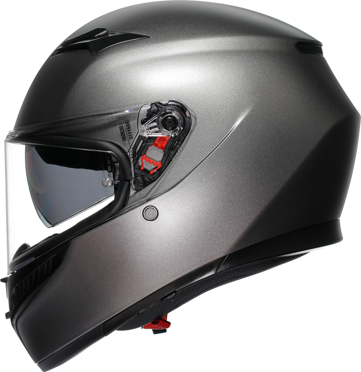 AGV K3 Helmet Mono Matte Luna Gray for Motorcycle Riding - 2XL