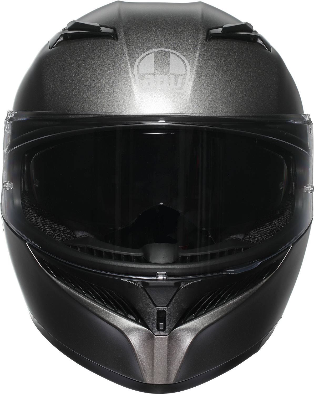 AGV K3 Helmet Mono Matte Luna Gray for Motorcycle Riding - 2XL