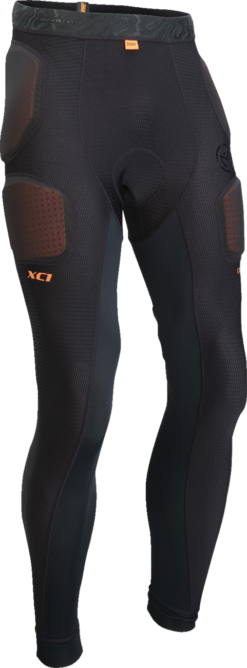 MOOSE Offroad XC1 Guard Pants - Black for ATV, UTV, and Off-Road Vehicles - Size XL with Supportive Compression and Breathable Performance Features
