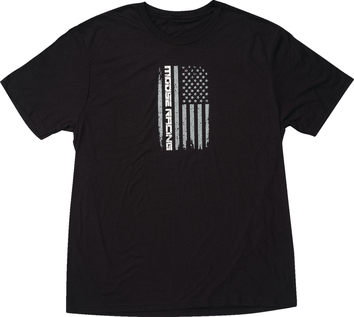 MOOSE OFFROAD Stars and Stripes Forever T-Shirt - Black, XL - Fits Jeep Wrangler, Ford F-150, Chevrolet Silverado