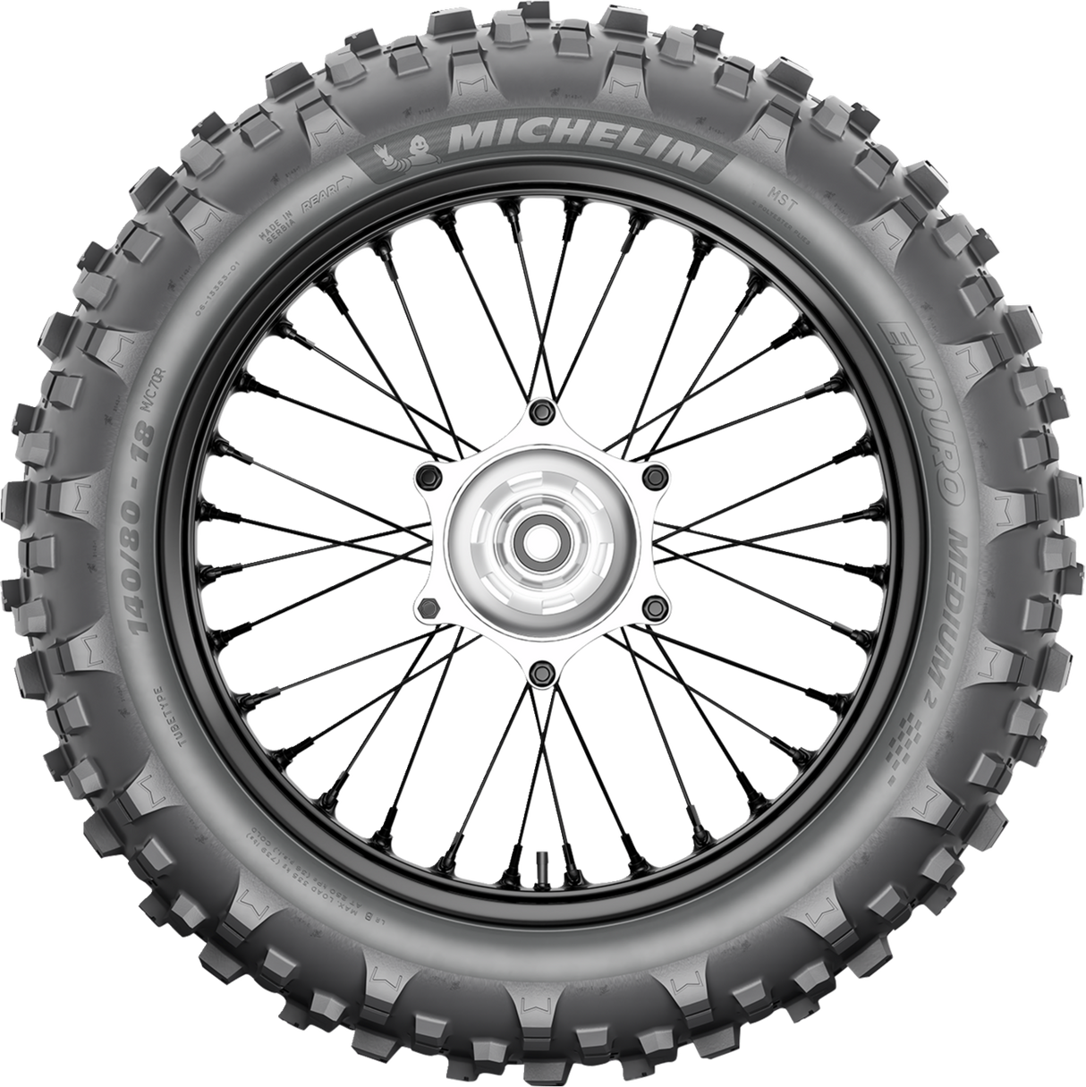 MICHELIN Tire - Enduro Medium 2 - Rear - 120/90-18 - 65M 68438