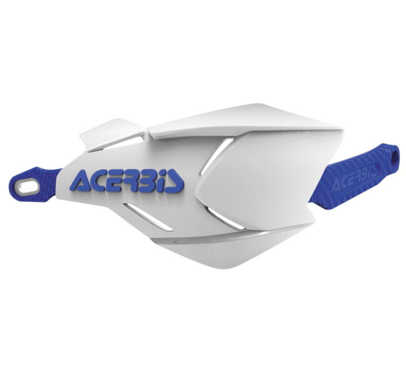 Acerbis X-Factor Handguard for Enduro and Maxi-Enduro Motorcycles - White/Blue