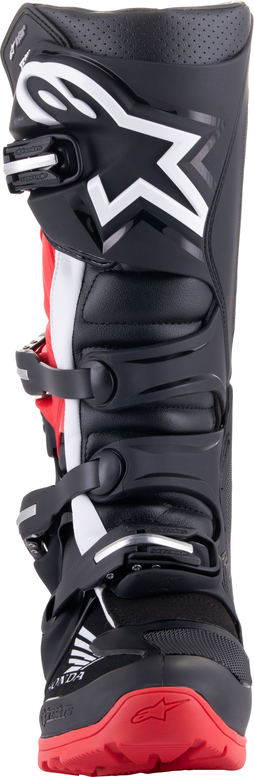 Alpinestars Honda Tech 7 Enduro Drystar Boots for Offroad Vehicles - US Size 7, Black and Bright Red