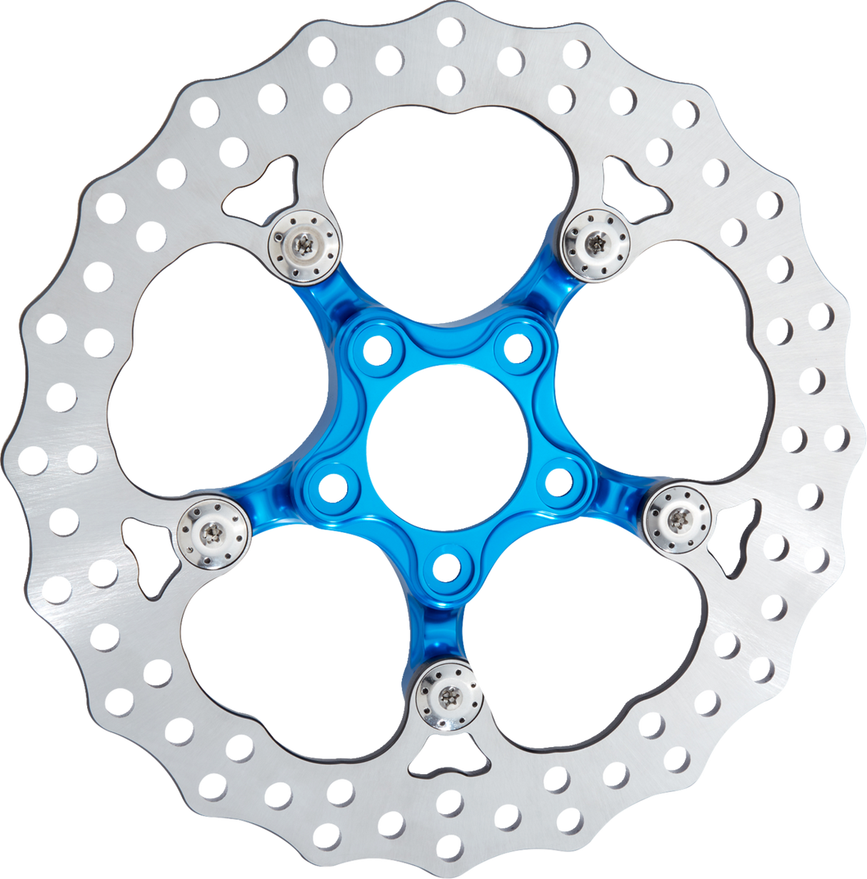 ARLEN NESS Spider Rotor - 12-19/32" - Blue - Front 300-109