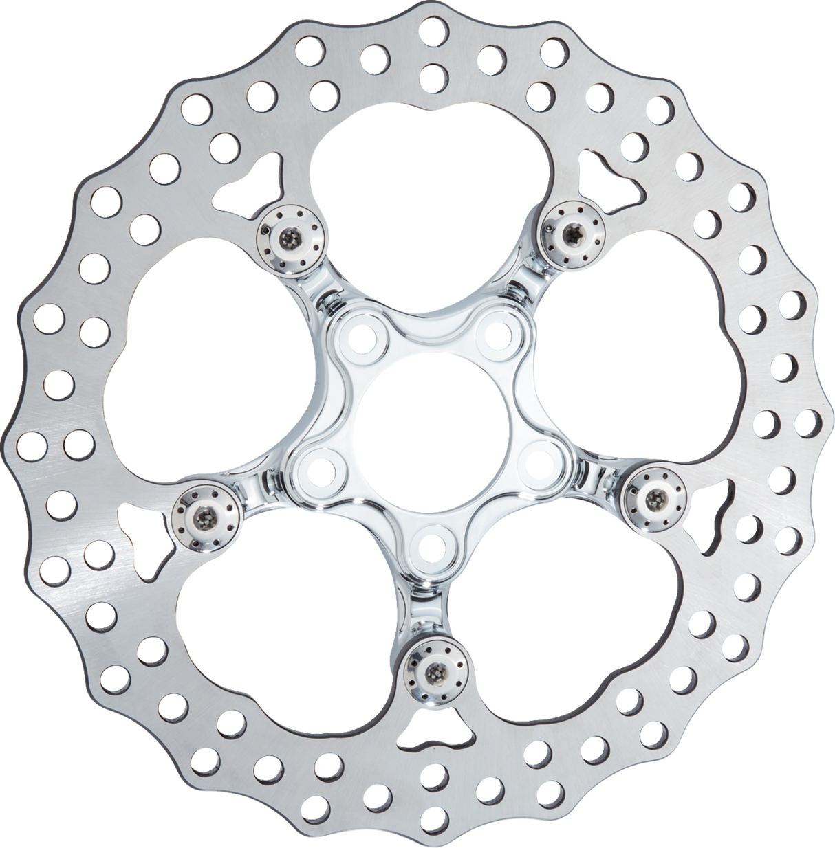 ARLEN NESS Spider Rotor - 12-19/32" - Chrome - Front 300-112