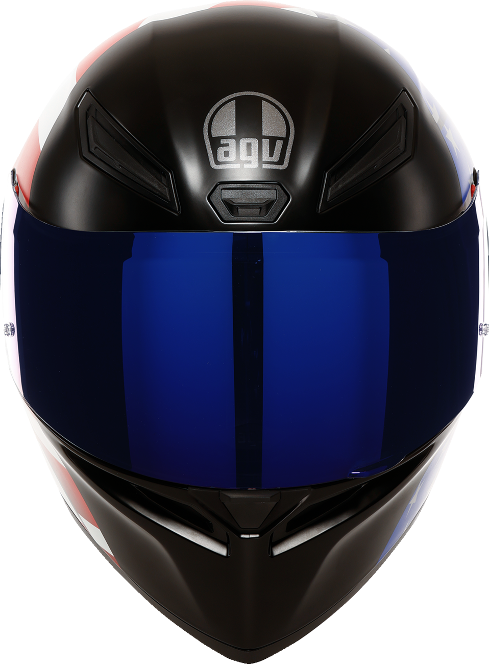 AGV K1 S Helmet with US Flag Design - Red, White & Blue - Medium | Motorcycle Helmet for Street and Sport Riders