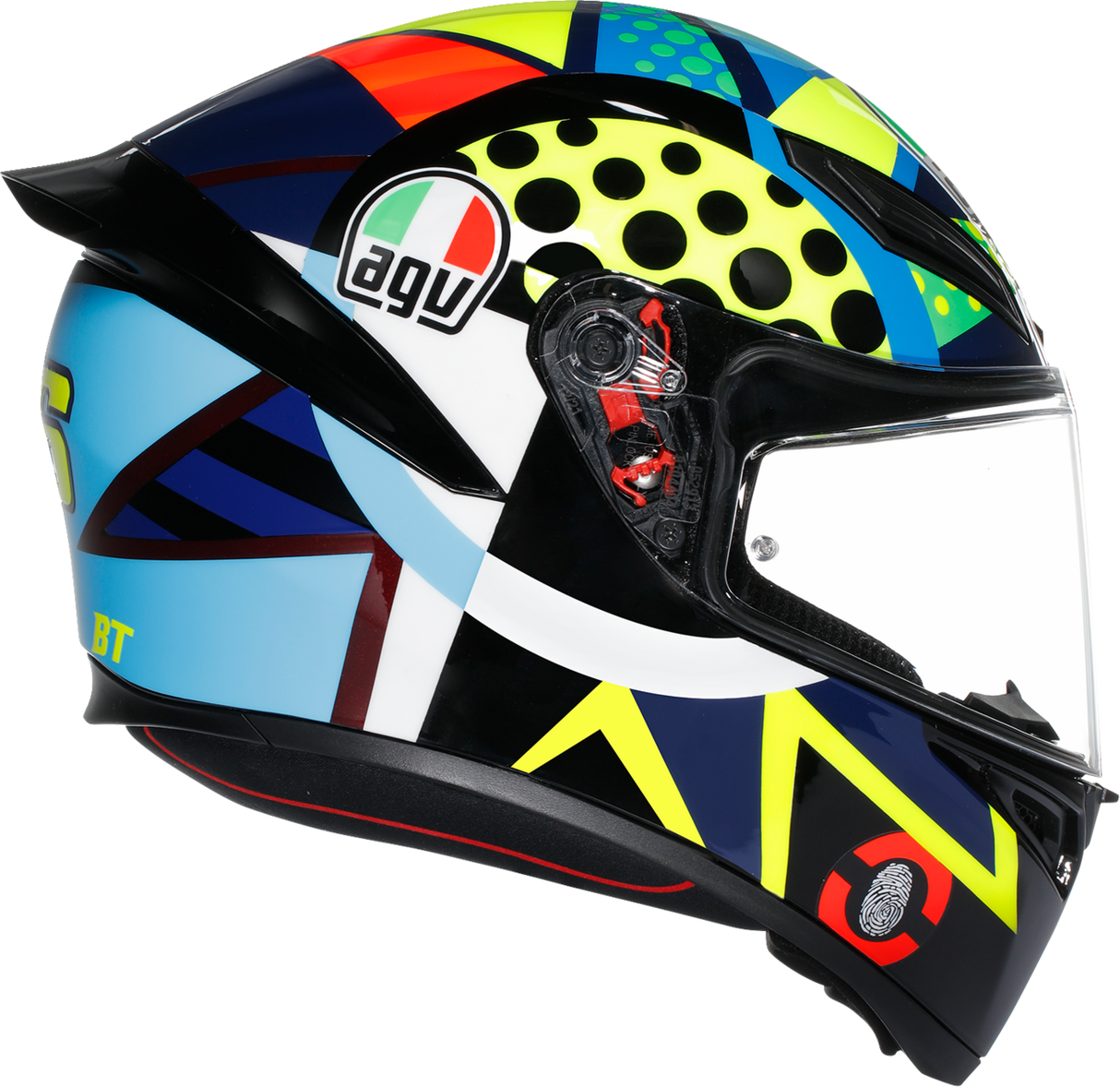 AGV K1 S Rossi Winter Test 2020 Motorcycle Helmet - 2XL, Fits Honda, Yamaha, Suzuki, Kawasaki, and Ducati