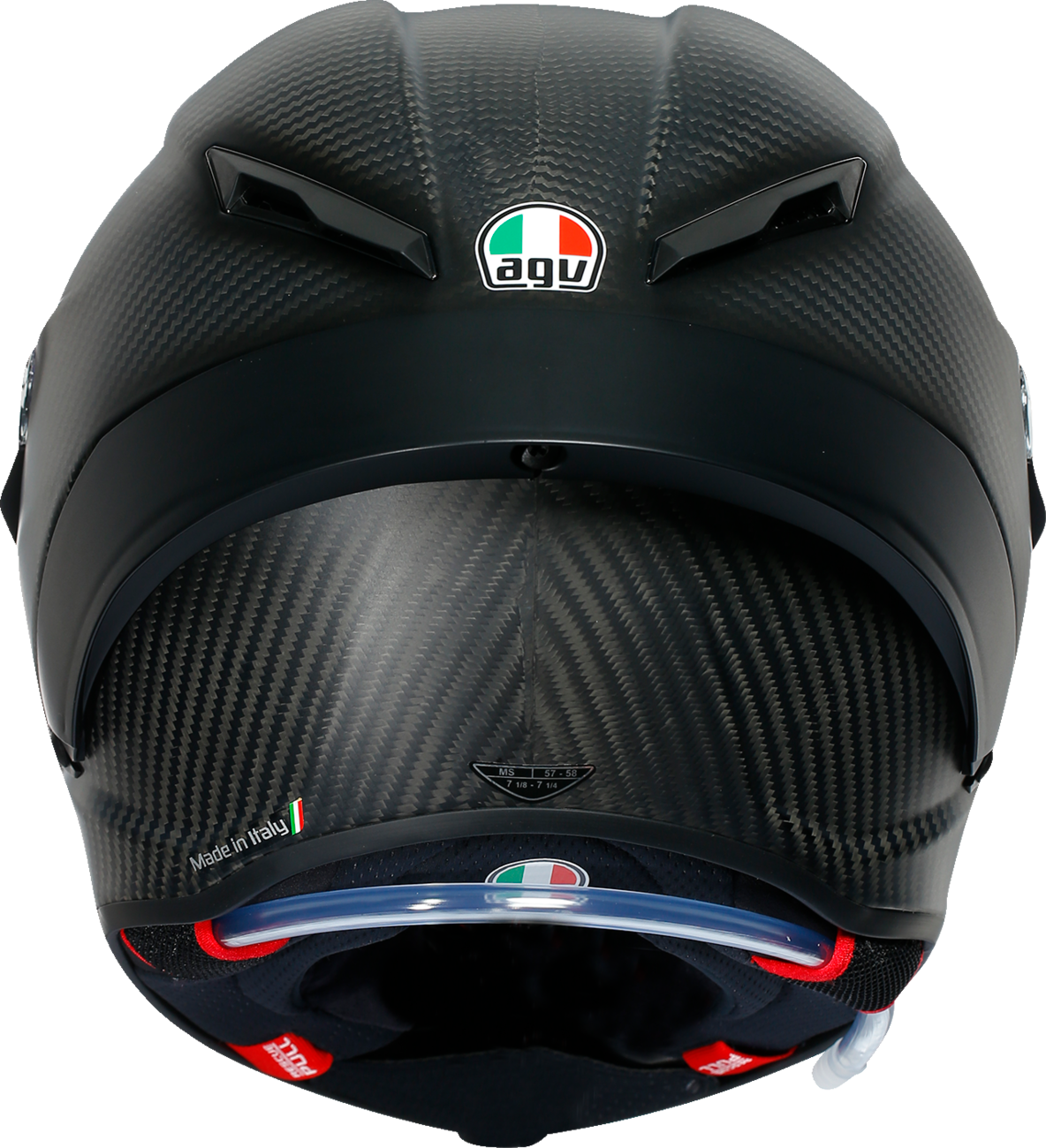 AGV Pista GP RR Matte Carbon Helmet for Race Cars and Motorcycles - XS (Part Number 2118356002-007-XS)