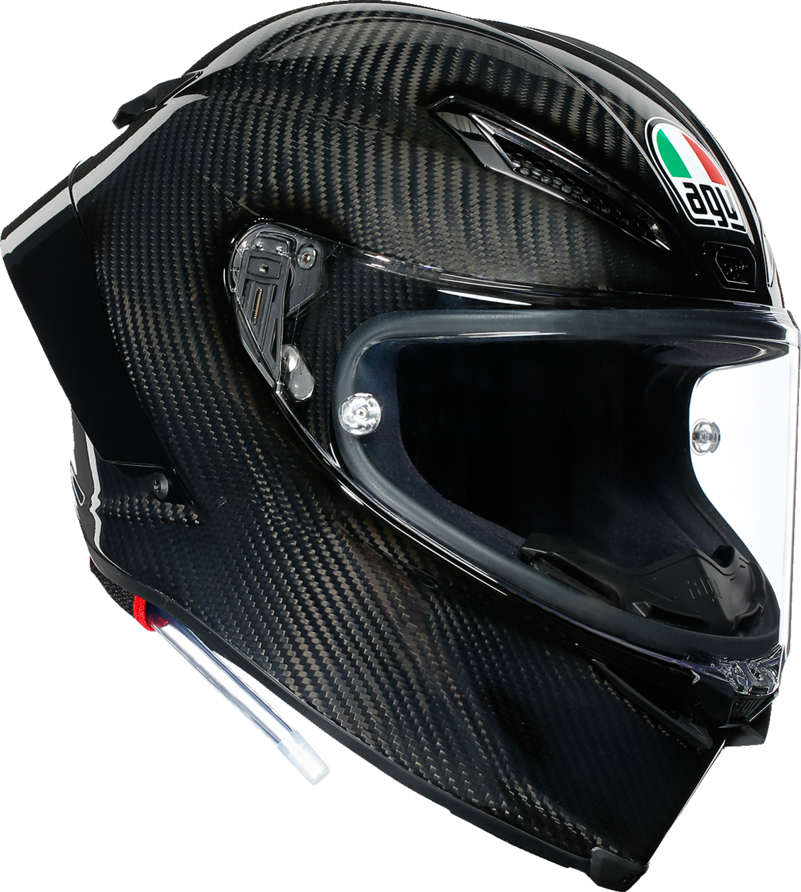 AGV Pista GP RR Helmet - Glossy Carbon for Motorcycle Racing - XS (Part Number 2118356002-008-XS)