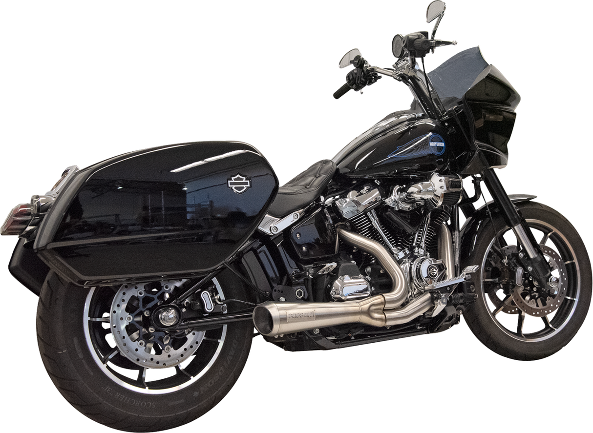 BASSANI XHAUST 2-into-1 Ripper Exhaust System with Megaphone Muffler - Stainless - 49-State - M8 Softail 1S79SSE