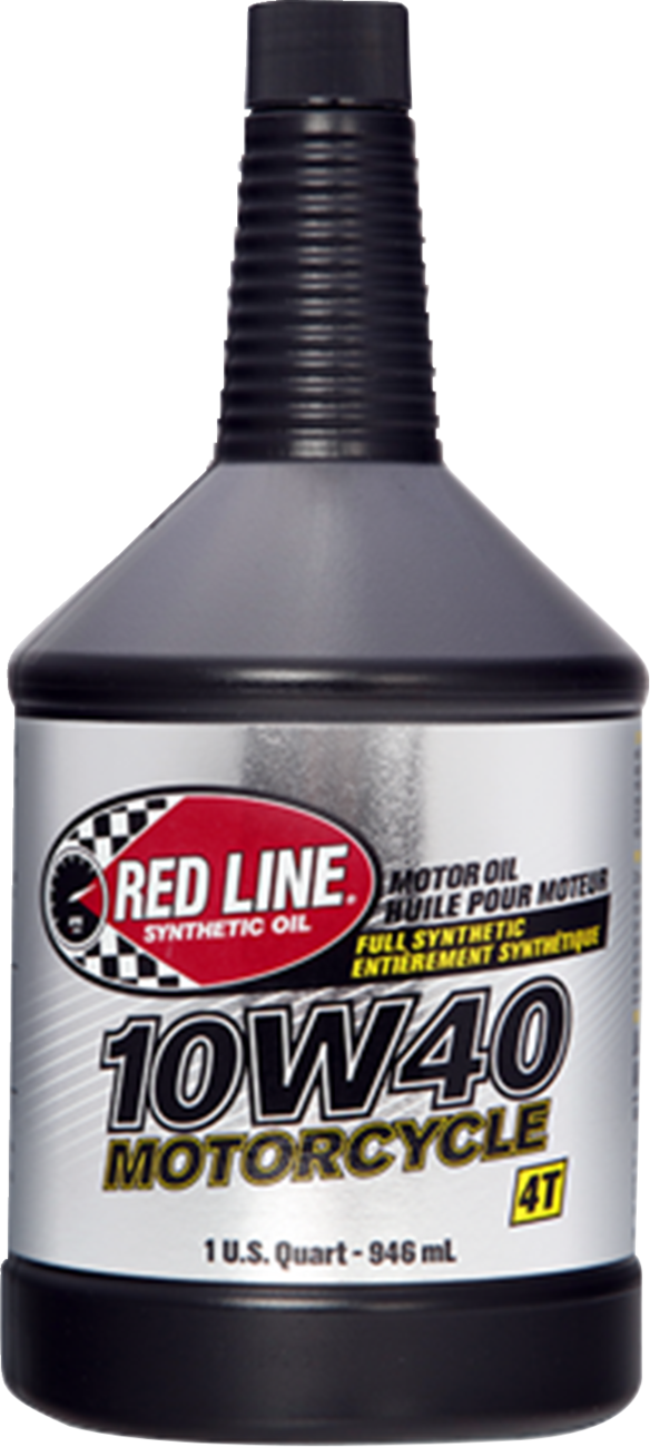 RED LINE SYNTHETIC OIL Synthetic Motor Oil - 10W40 - 1 US quart 42404