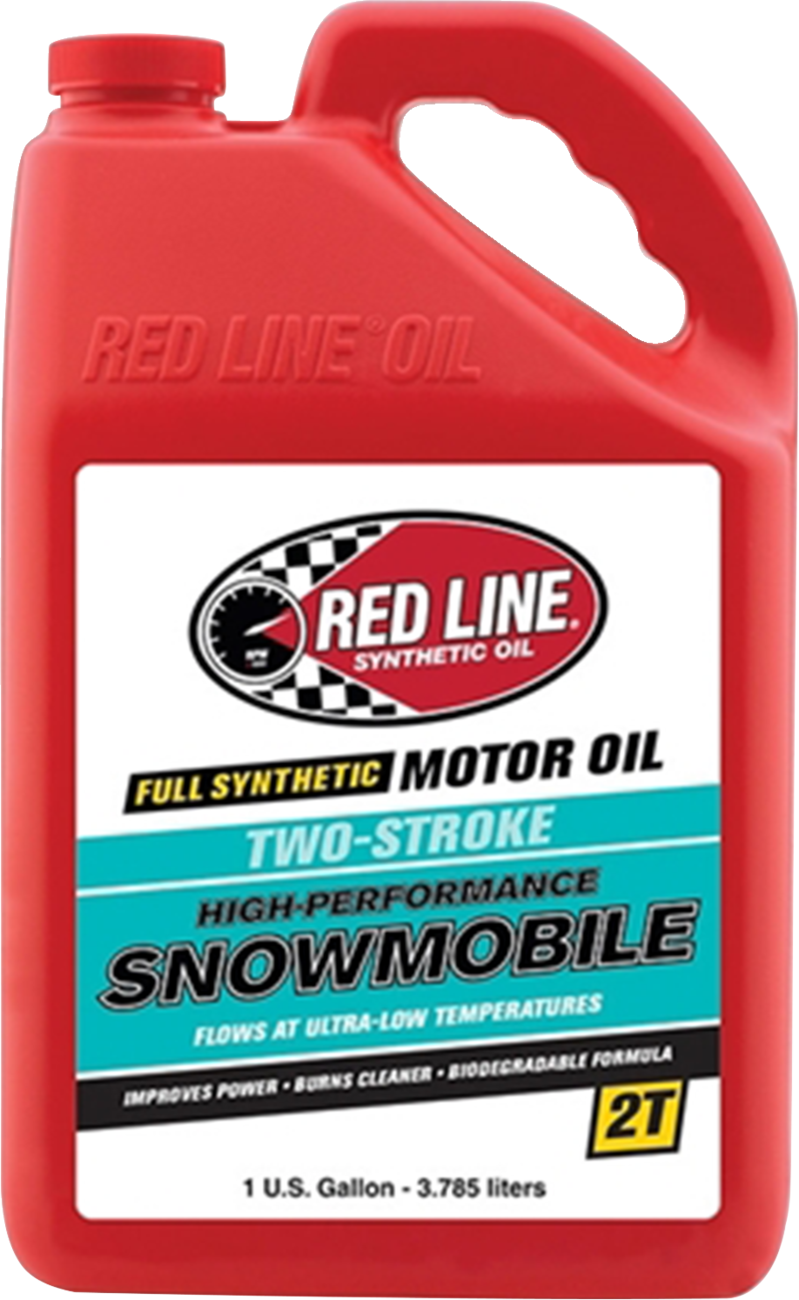 RED LINE SYNTHETIC OIL 2-Cycle Snowmobile Oil - 1 US gallon 41005