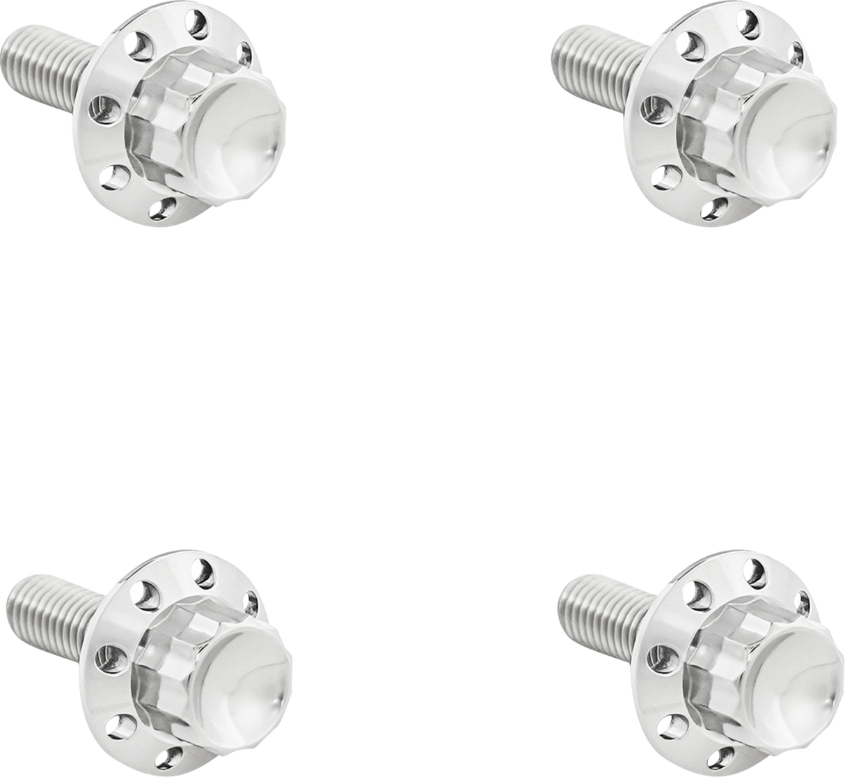 ARLEN NESS Bolt Kit - Windshield - Titanium - 12-Point - Polished 300-815