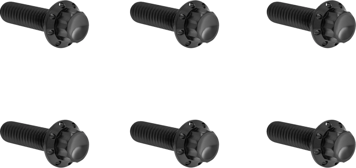 ARLEN NESS Bolt Kit - Transmission Top Cover - 12-Point - Titanium - Black 300-948