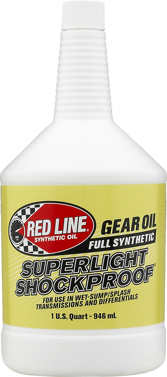 RED LINE SYNTHETIC OIL Superlight Shockproof® Gear Oil - 1 US quart 58504