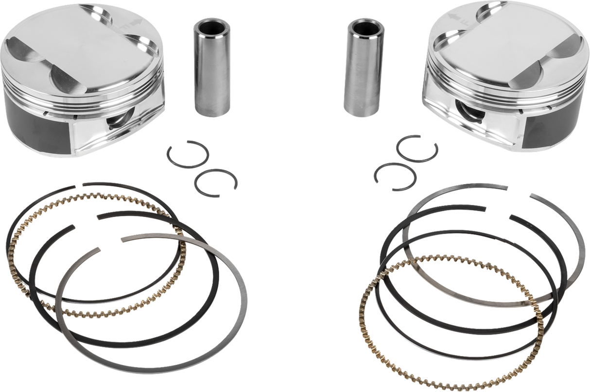 JE PISTONS Piston Kit - 4.080" Bore - 4.375" Stroke - 11.5:1 CR - 114" M8 398728