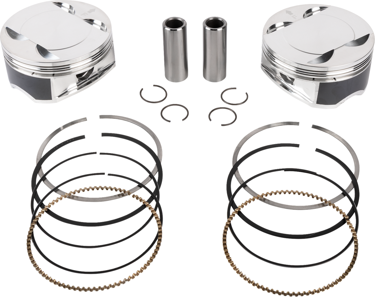 JE PISTONS Piston Kit - 4.255" Bore - 4.375" Stroke - 11.5:1 CR - 114" M8 399155