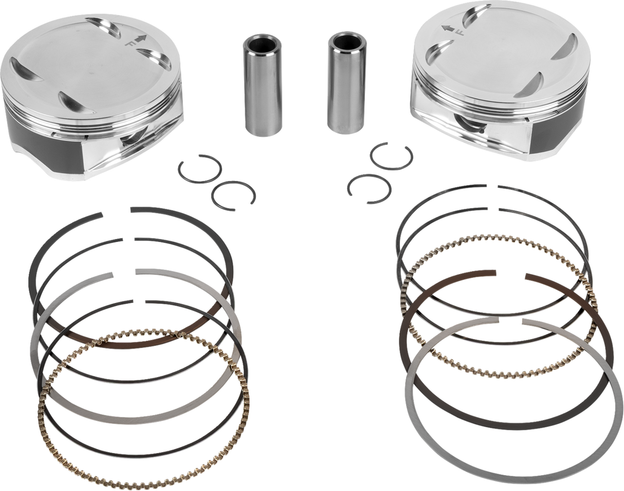 JE PISTONS Piston Kit - 4.320" Bore - 4.320" Stroke - 11.5:1 CR - 108" M8 399159