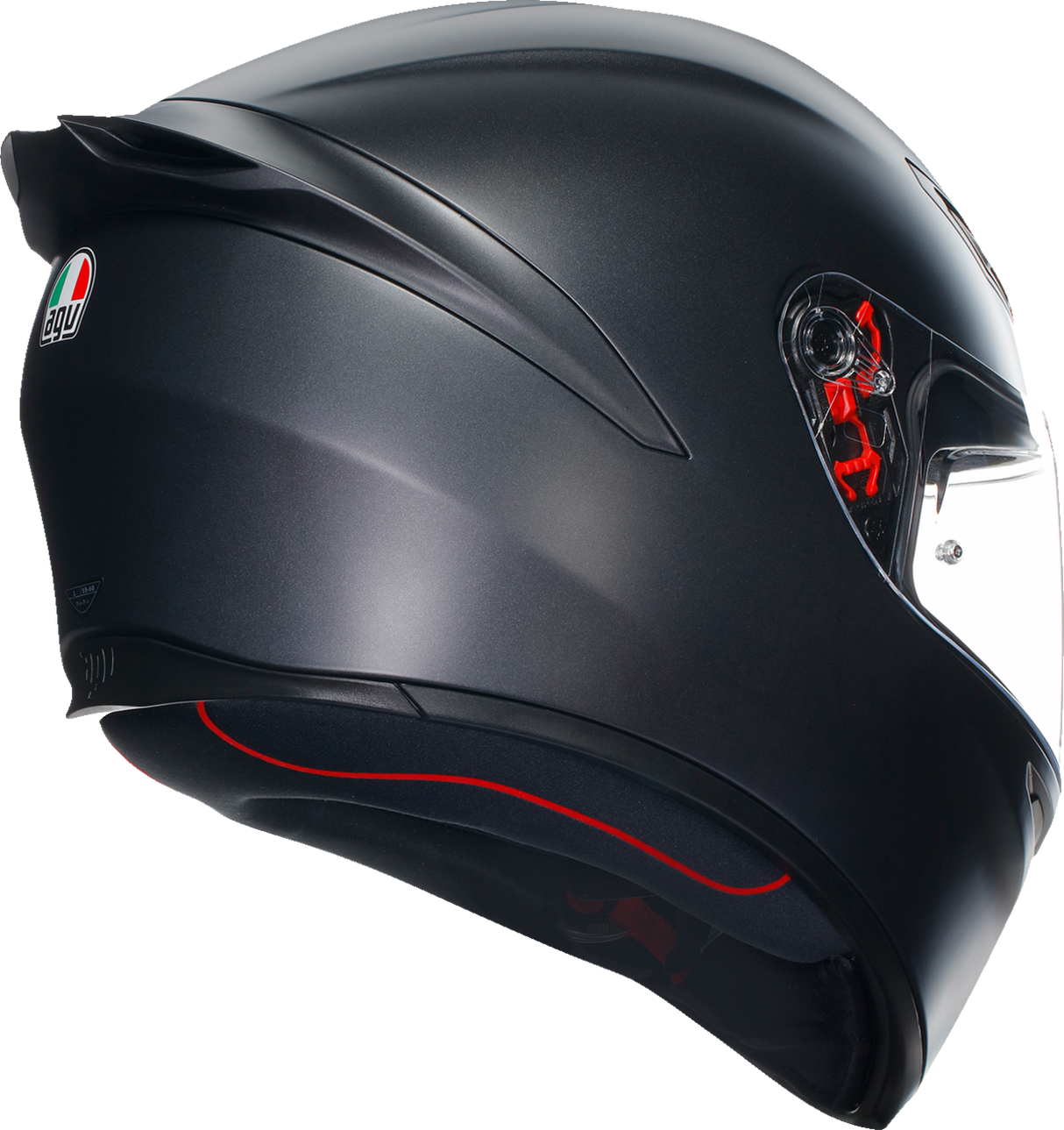 AGV K1 S Matte Black Helmet with Ventilation System for Motorcycle and Scooter - Large