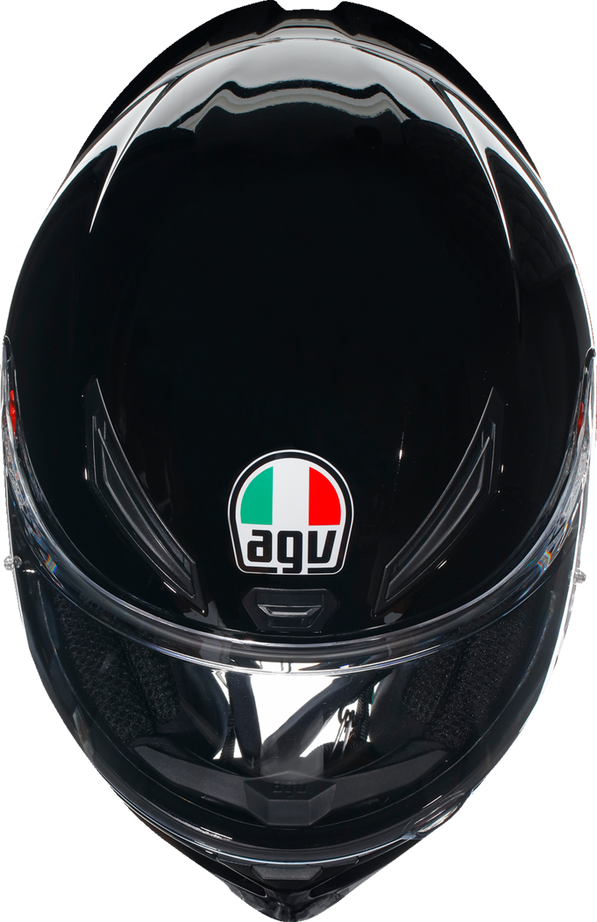 AGV K1 S Helmet for Motorcycle Riders - Black, XS, with Ventilation and Removable Interior