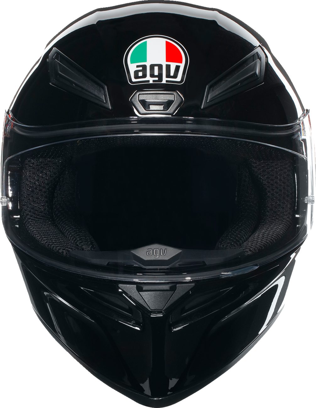 AGV K1 S Helmet - Black for Motorcycle, Cruiser, and Sportbike - Medium (Part Number 2118394018027M)