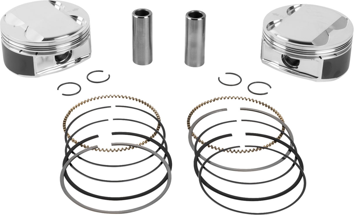 JE PISTONS Piston Kit - 4.075" Bore - 4.500" Stroke - 12.0:1 CR - 108" M8 398760
