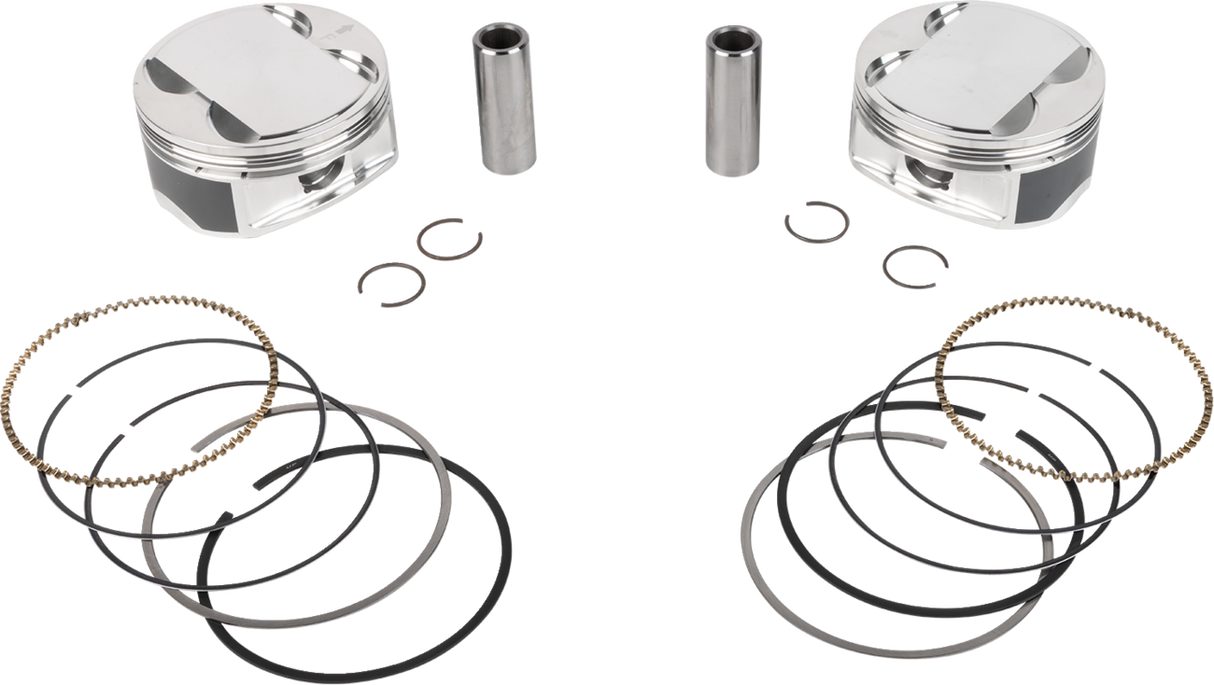 JE PISTONS Piston Kit - 4.125" Bore - 4.500" Stroke - 11.5:1 CR - 108" M8 398735