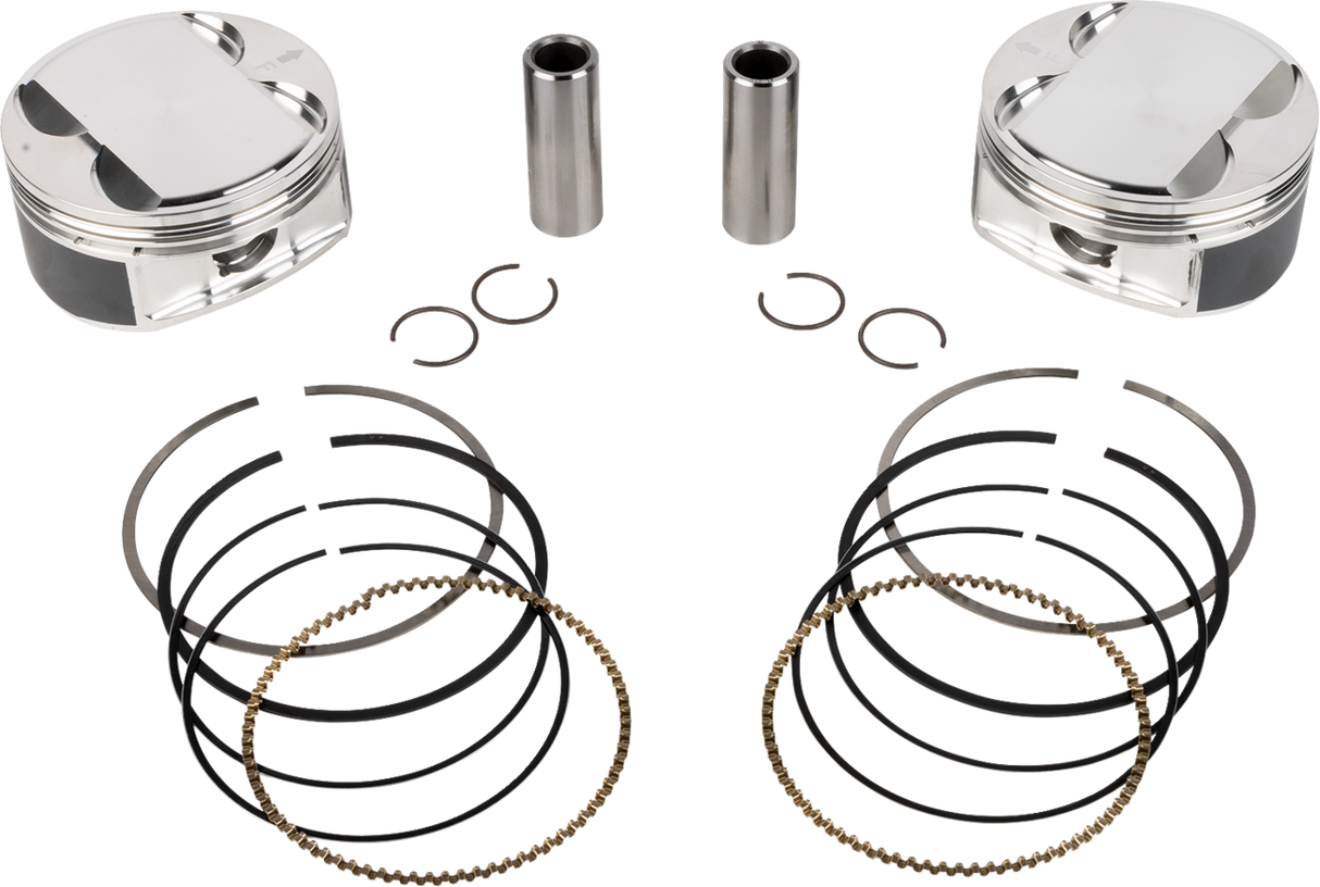 JE PISTONS Piston Kit - 4.250" Bore - 4.500" Stroke - 11.5:1 CR - 108" M8 398736