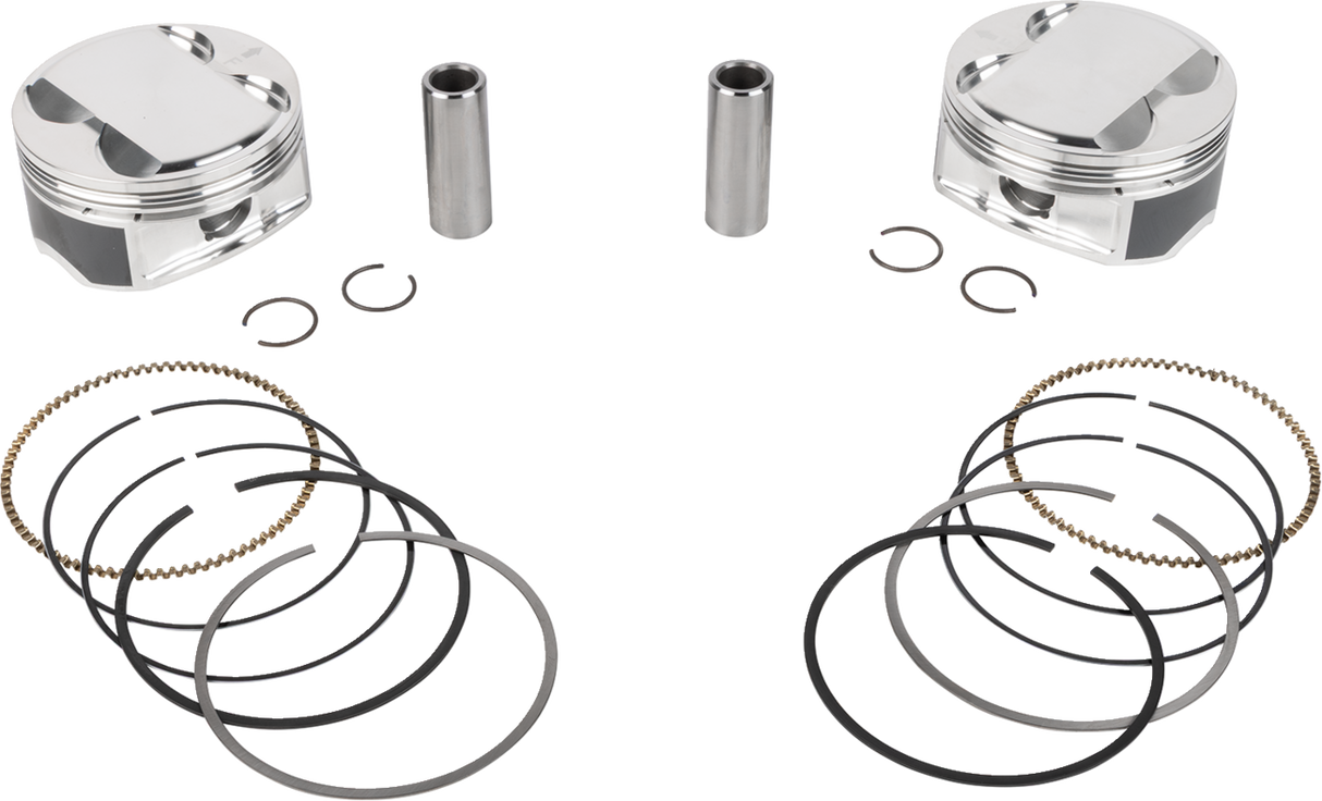 JE PISTONS Piston Kit - 4.125" Bore - 4.375" Stroke - 12.0:1 CR - 114" M8 398756
