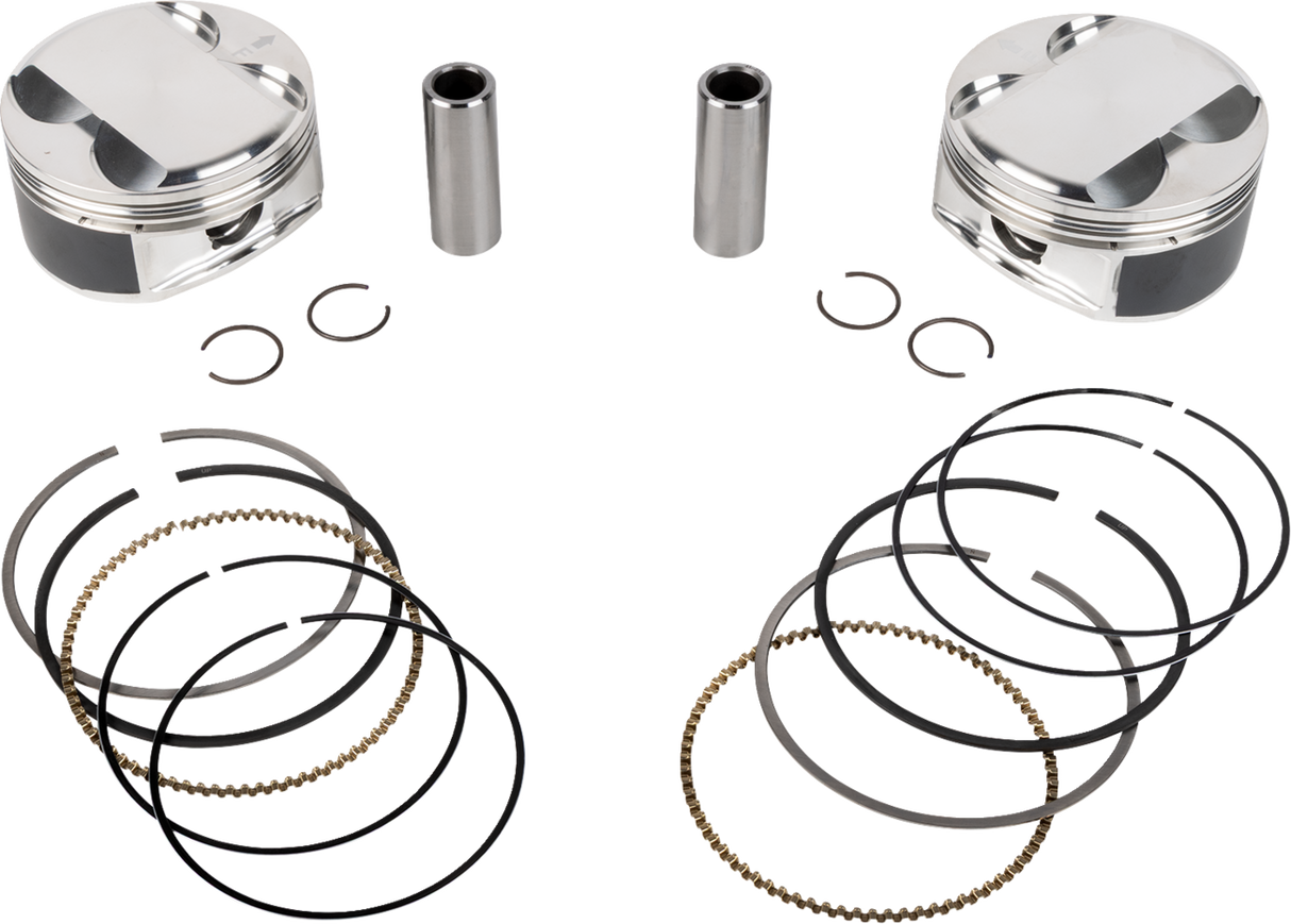 JE PISTONS Piston Kit - 4.020" Bore - 4.500" Stroke - 12.0:1 CR - 108" M8 398759