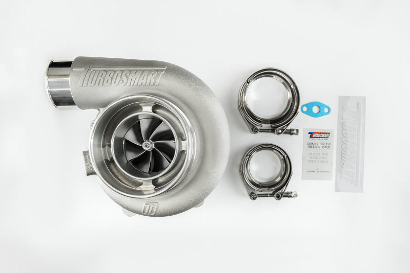 Turbosmart TS-1-6466B-VR082E Oil Cooled Reverse Rotation Turbocharger with V-Band In/Out and 0.82 A/R for Automotive Applications