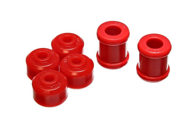 Energy Suspension 16.8106R Front Shock Bushing Set for 1995-1997 Honda Accord and 1996-2001 Prelude – Red Polyurethane