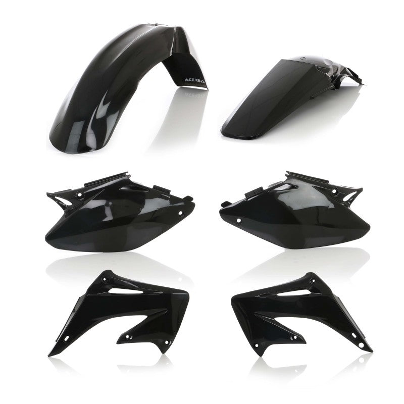 Acerbis Honda CR125R/250R Plastic Kit - Black | Fits 2002-2003 Models