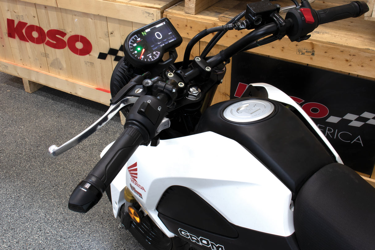 KOSO Rx 3 TFT Multifunction Meter for Motorcycle and ATV Vehicles with Speed, Temperature, and Fuel Monitoring