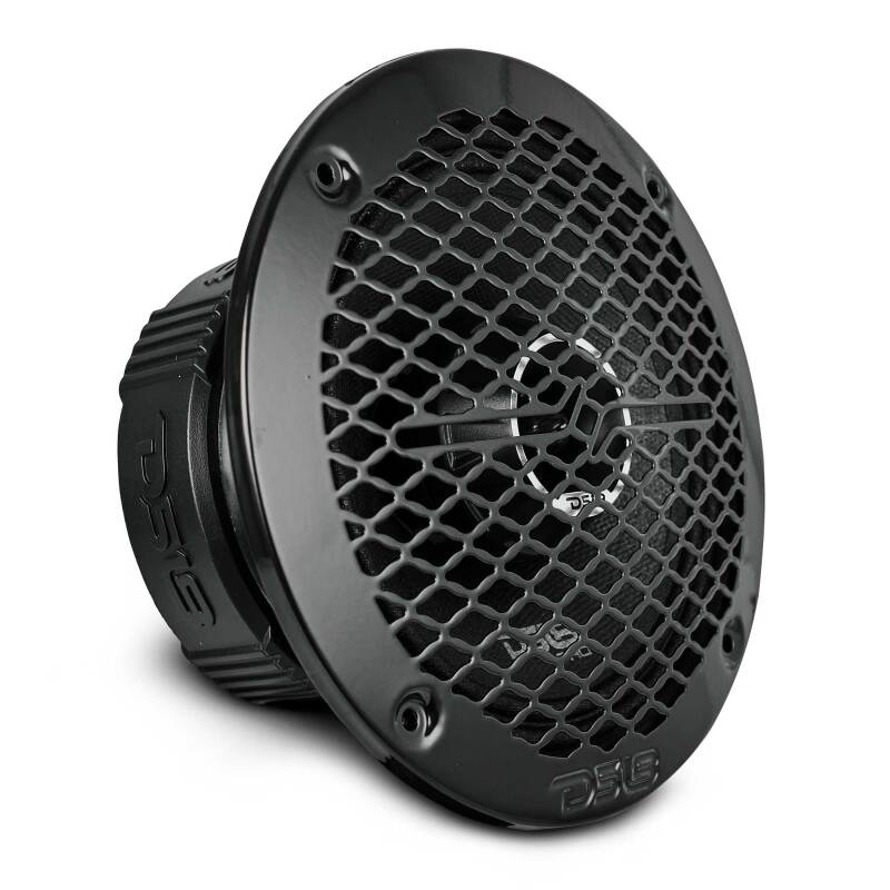 DS18 PRO-ZT6 6.5-Inch Coaxial Loudspeaker – 225 Watts RMS, 4 Ohm, Water-Resistant Mid-Range Speaker for Car Marine Marine Vehicles