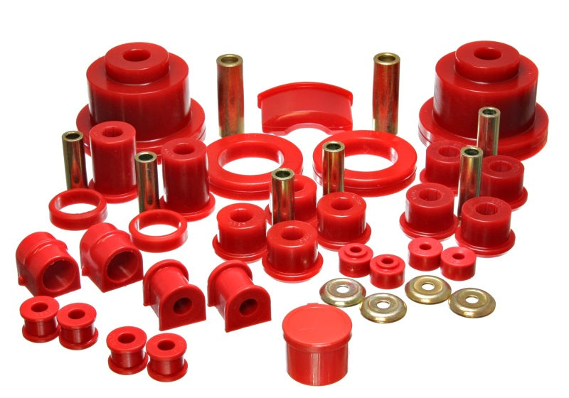 Energy Suspension Hyper-Flex Master Bushing Set for 2004-2006 Pontiac GTO - Red Polyurethane Performance Upgrade