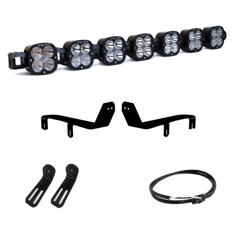 Baja Designs 17-19 Ford Super Duty 7 XL Linkable Light Kit with Upfitter – Automotive Off-Road LED Lighting