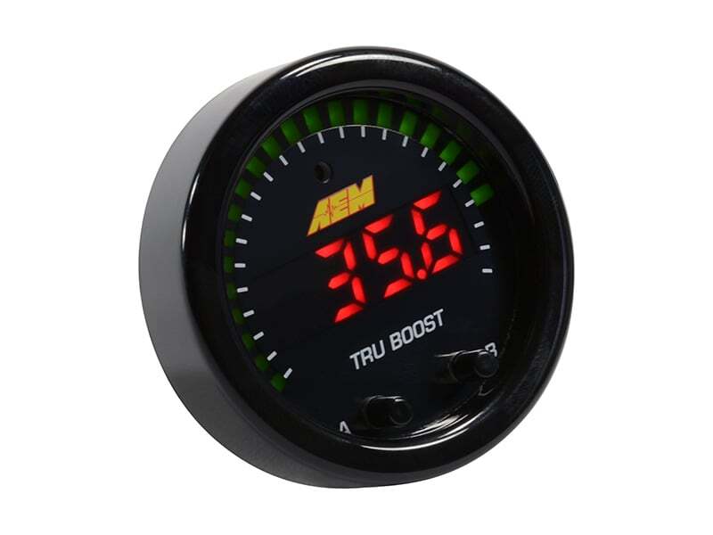 AEM X-Series Tru-Boost Controller Gauge w/ Boost Control Solenoid 80PSIg Internal MAP Sensor