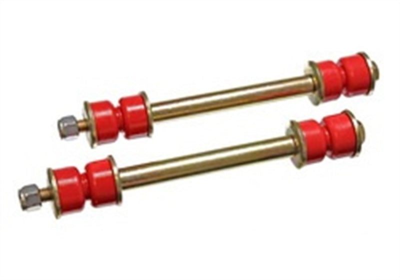 Energy Suspension Hyper-Flex™ Fixed Length End Link Set for Ford Mercury Vehicles - Red, 4.5 inches, Part 9.8121R