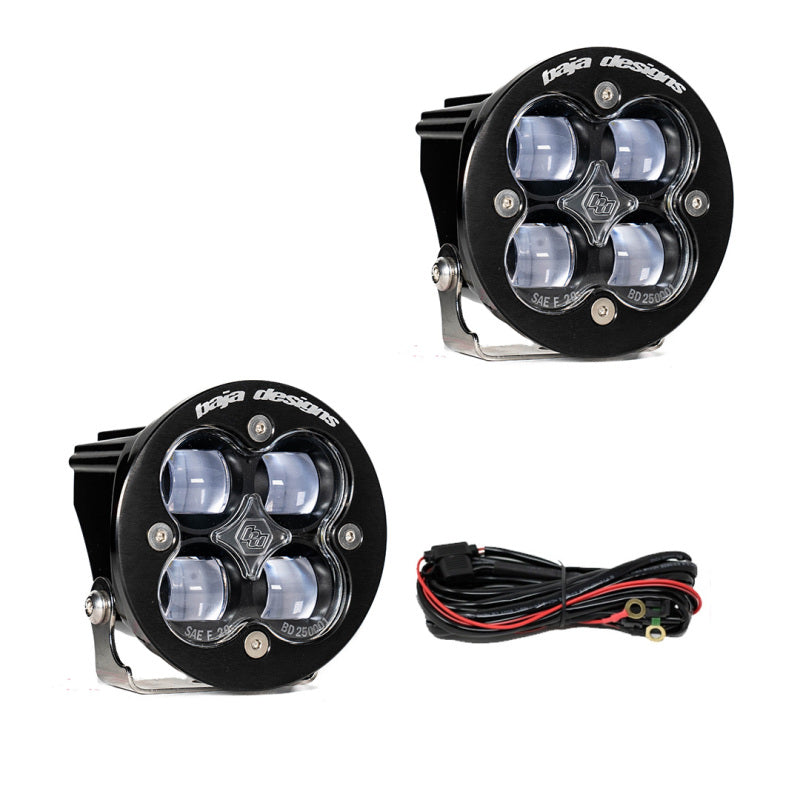 Baja Designs Squadron R SAE LED Spot Light Pair - Clear by Baja Designs, Part 247802