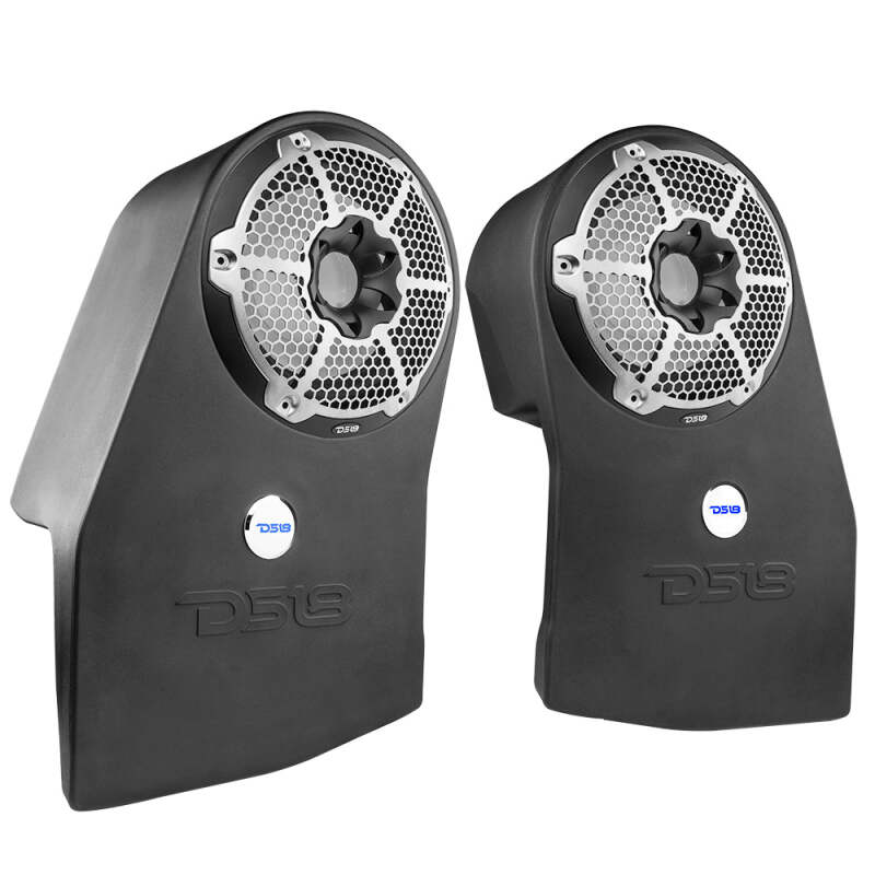 DS18 JL-SUB10/LR Subwoofer Enclosure for Jeep JL/JLU 2018-2023, Fits 2x 10-inch Speakers, Left & Right Wheel Well Sealed Design