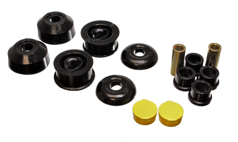 Energy Suspension 8.3120G Front and Rear Control Arm Bushing Set for Toyota Corolla, Matrix, and Scion tC (2003-2007)
